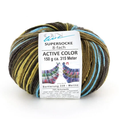 On-Line Supersocke 150 8-Ply Active Color 5 On-Line Supersocke 150 8-Ply Active Color - Image 3