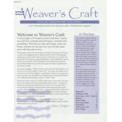 Weavers Craft Weaver's Craft Magazine - 1 Designing With Colorways From Natural Objects: Revised (FEBMAR00)
