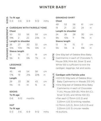 Debbie Bliss Winter Baby PDF 4 Debbie Bliss Winter Baby PDF - Image 2