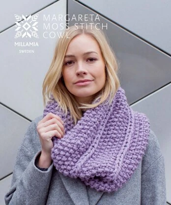 MillaMia Margareta Moss Stitch Cowl PDF 3 MillaMia Margareta Moss Stitch Cowl PDF