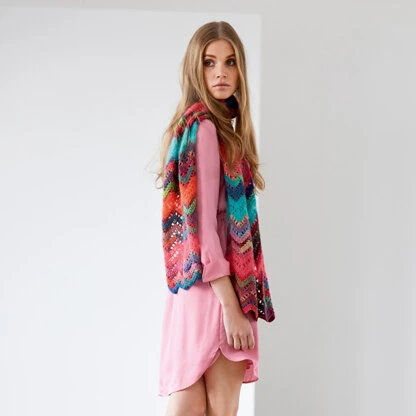 Lana Grossa 15 Shawl In Colorissimo & Silkhair PDF 3 Lana Grossa 15 Shawl In Colorissimo & Silkhair PDF