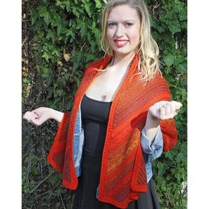 Hooked For Life Bias Striped Tunisian Wrap PDF 4 Hooked For Life Bias Striped Tunisian Wrap PDF - Image 2