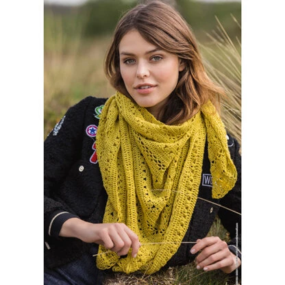 Lana Grossa 27 Crochet Shawl In Cool Wool Lace PDF 4 Lana Grossa 27 Crochet Shawl In Cool Wool Lace PDF - Image 2