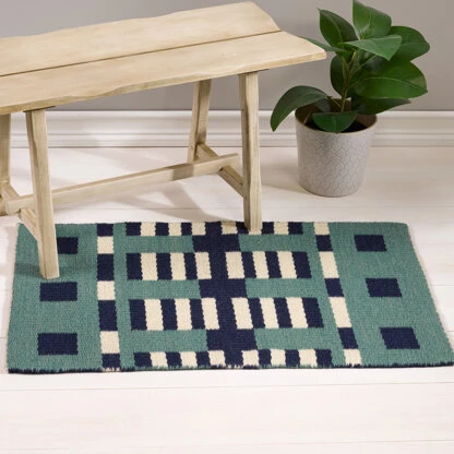 Valley Yarns #224 Mod Squares Reversible Rug PDF 3 Valley Yarns #224 Mod Squares Reversible Rug PDF