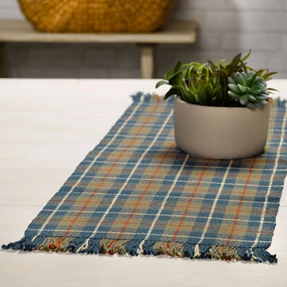 Valley Yarns #212 Windowpane Plaid Runner PDF 3 Valley Yarns #212 Windowpane Plaid Runner PDF