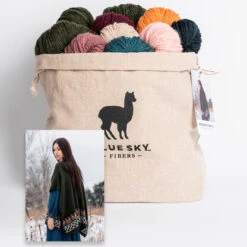 Blue Sky Fibers Woodland Ruana Kit