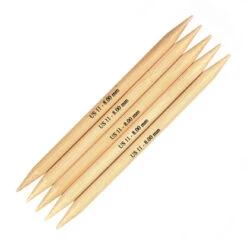 Craftsy 6 Inch Bamboo Double Pointed Needles